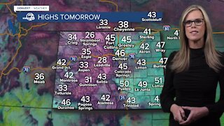 Mountain snow Saturday, metro snow Monday