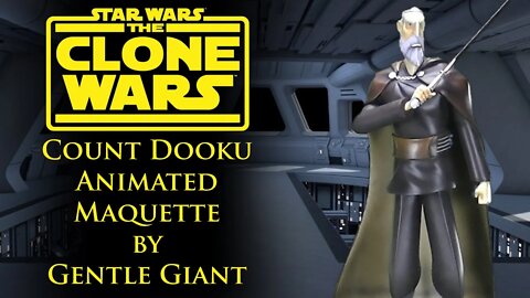 Star Wars The Clone Wars Count Dooku Animated Maquette by Gentle Giant