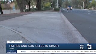 Father, son killed in crash leaving Poway High School