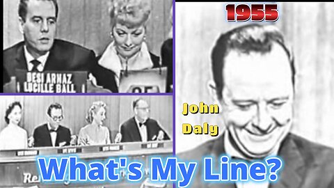 Lucille Ball | Desi Arnaz | What's My Line? | Full Episode | Game Shows