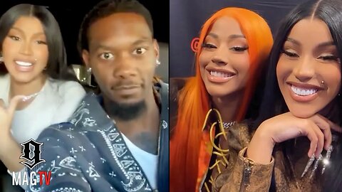 Offset Snatches His Phone Back After Cardi B & Sister Hennessy Takeover Wit Girl Talk! 😂
