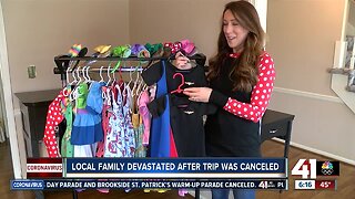 Family planning Disney trip forced to cancel at the last minute
