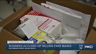 Business accused of selling counterfeit masks