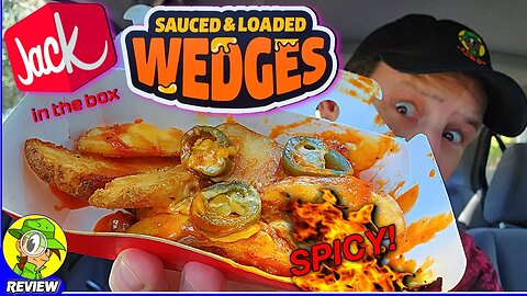 Jack In The Box® SPICY SAUCED & LOADED POTATO WEDGES Review 🃏🔥🧀🥔 ⎮ Peep THIS Out! 🕵️‍♂️
