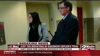 Jury deliberating in Shannon Keper's trial