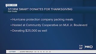 Storm Smart donates Thanksgiving meals
