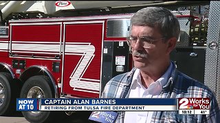 Longtime Tulsa Fire Department captain retires