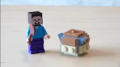 Lego Minecraft Pufferfish Tutorial