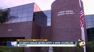 Students demand better safety, more counselors