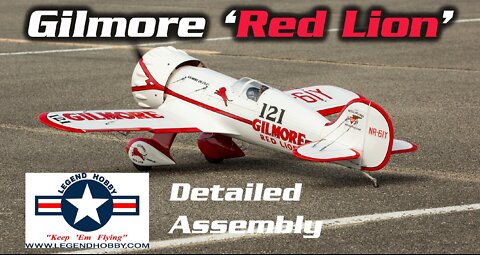 Legend Hobby /Seagull Models GILMORE RED LION RACER 33cc - Golden Era Racer | HobbyView