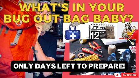 ALIEN DISCLOSURE EQUALS END TIMES? Bug Out Bag TIPS and Massive GIVEAWAY!!!