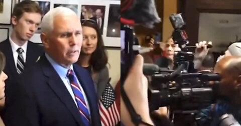 Heckler Claims He And Mike Pence Are Gay: 'Are You Going to Tell Them?'