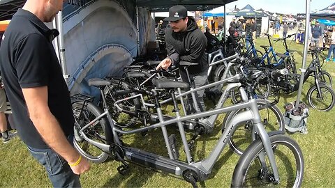 This electric tandem bike is awesome 😎🤑
