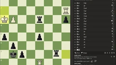 Daily Chess play - 1344 - Drew Game 3 by mistake