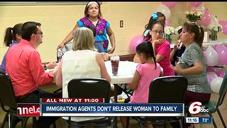 Immigration agents won't release woman to family