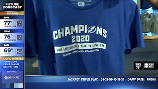 Bolts fan patiently wait for new Stanley Cup merchandise