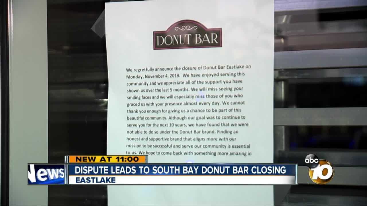 Eastlake Donut Bar abruptly closes months after opening