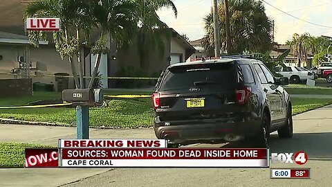 Woman found dead inside Cape Coral home
