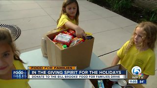 Lighthouse Elementary students collecting for Bill Brooks' Food For Families