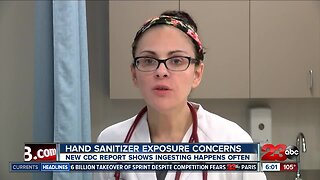 Hand sanitizer exposure concerns