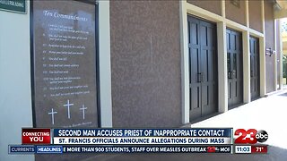 Church officials announce allegations against Monsignor Craig Harrison to parishioners at Sunday mass