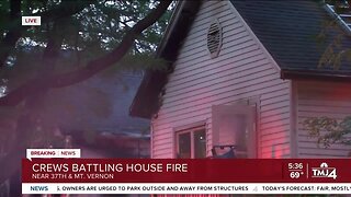 Milwaukee Fire Department responds to multiple home fire near 37th and Mount Vernon