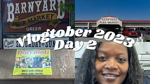 The Barnyard Flea Market Finds #Vlogtober 2023 Day 2!