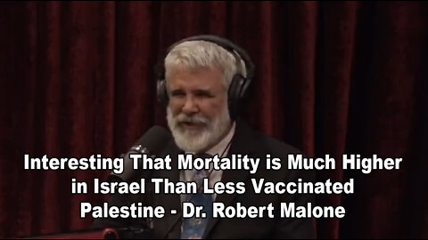 Interesting That Mortality is Much Higher in Israel Than Less Vaccinated Palestine