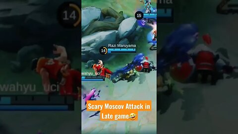 Moscov in late game, the speed attack so scary 😄 #mobilelegend #razimaruyama #moscov #moscovgameplay