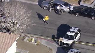 Man in serious condition after shot by Las Vegas police officer