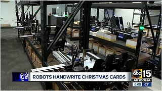 Valley business uses robots to write Christmas cards