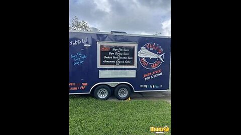 Turnkey Business - 2017 8' x 16' Kitchen Food Concession Trailer with Pro-Fire Suppression for Sale