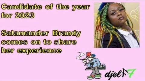 Salamander Brandy: candidate of the year comes on to tell us about her experience