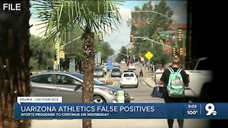 UArizona: COVID-19 rerun tests reveal some student-athletes, others had false positive results