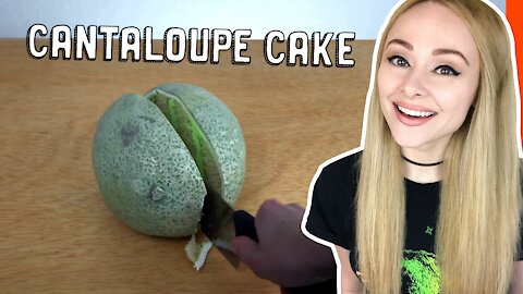 Artist makes a hyperrealistic cantaloupe cake