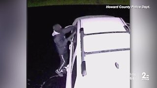 Howard County police seek car burglar