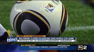 Baltimore in the running to host 2026 FIFA World Cup