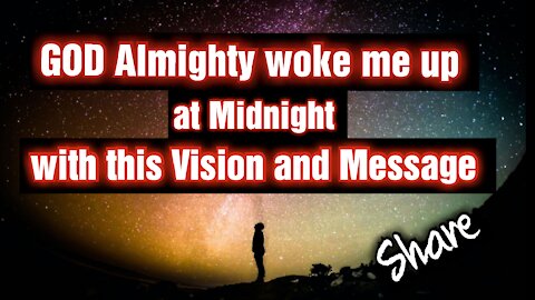 GOD showed me a vision with a very important message to the Body of Christ. #Share #Jesus #prayer