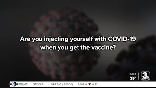 Common COVID-19 Vaccine Questions: Are you injecting yourself with COVID-19 when you get the vaccine?