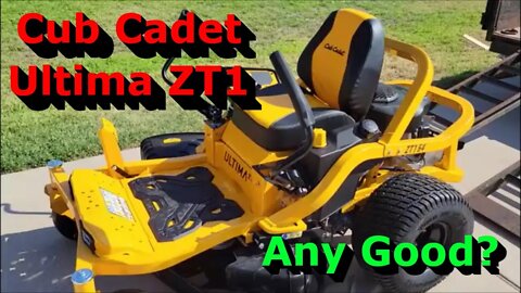 Cub Cadet Ultima ZT1 Zero Turn Mower - What Are Your Thoughts?