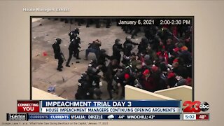 Impeachment Trial Day 3: House impeachment managers continue opening arguments