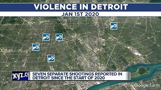 Detroit sees violent start to 2020 as police investigate several separate shootings