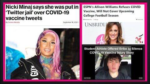 Nicki Minaj Critical Thinker: An ESPN Reporter Refuses the Jab and a College Golfers Vaccine Bribe