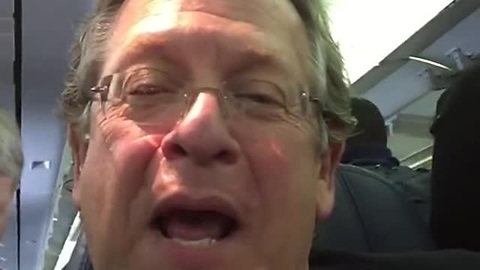 Frustrated Passenger Shouts In The Face Of A Screaming Kid