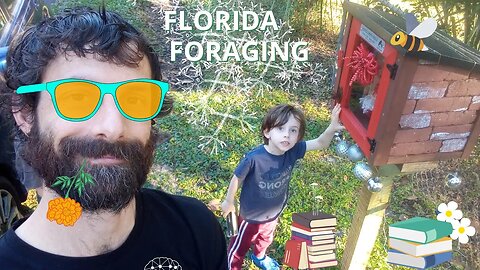 Naturevore: FLORIDA FORAGING Walk #16 (Dec. 28): Free Little Library Forage: MYCELIUM and MARIGOLD!