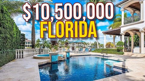 Inside $10,500,000 Florida Mega Mansion