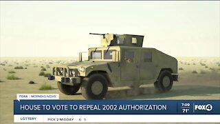 House to vote to repeal the 2002 authorization