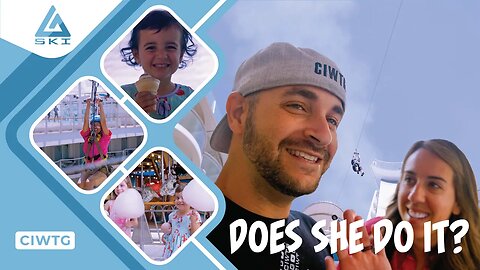 RIDING A ZIPLINE ON A CRUISE SHIP | LAST DAY ON ALLURE OF THE SEAS | CIWTG