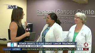 Susan G. Komen grants almost $200,000 to local non-profits for breast cancer patient resources - 7am live report