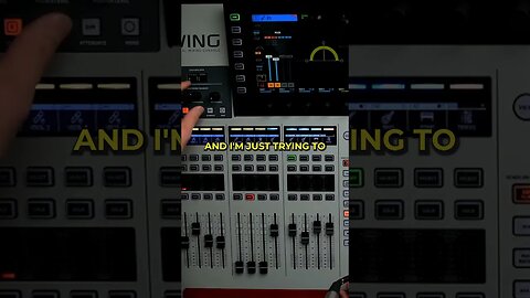 A look at our live stream mix on the Behringer WING